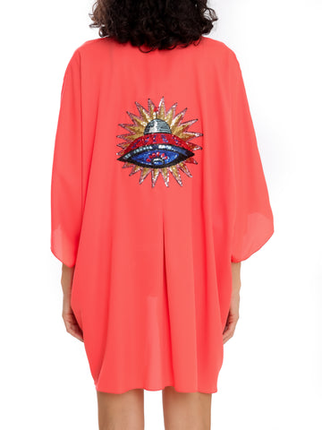 KIMONO CURTO COM PATCH VACANCE